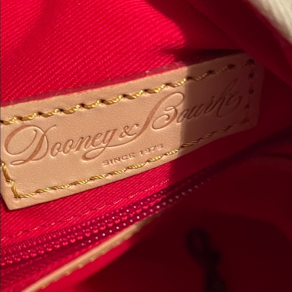 Dooney & Bourke Red and Green Floral Tote - Picture 2 of 5